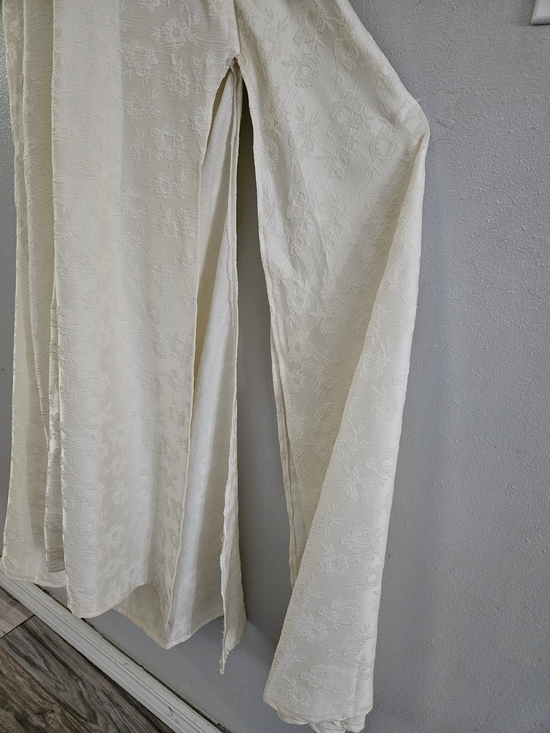 Elegant Ivory and Gold  Prom Dress Custom Made New - Picture 7 of 7